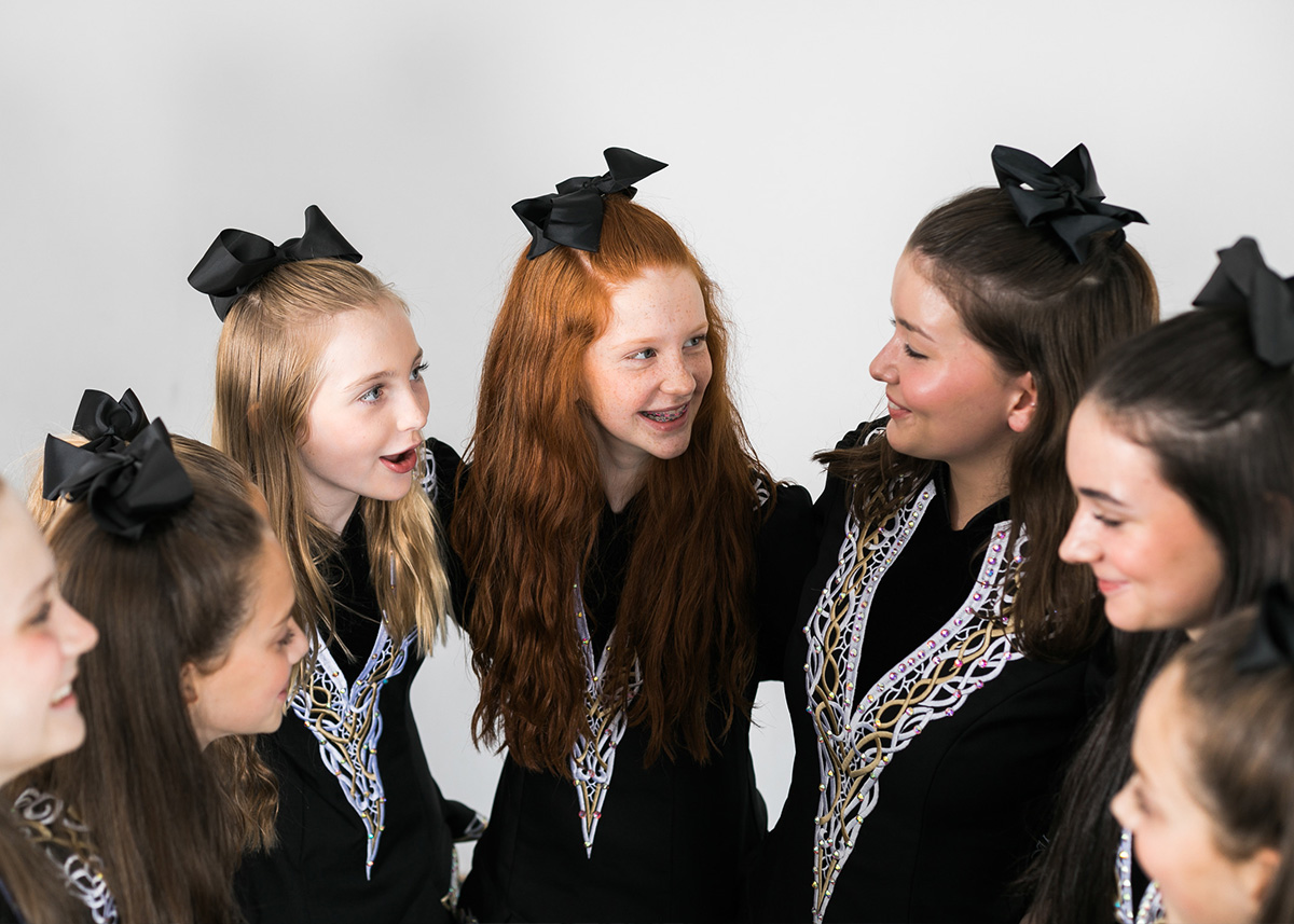 Three McNamara McCarthy dancers