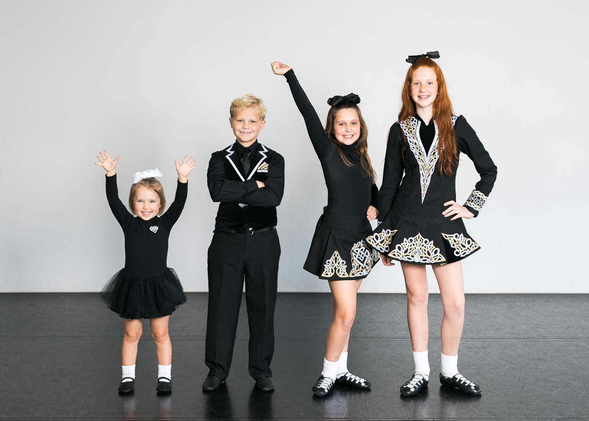 Four dancers of various age