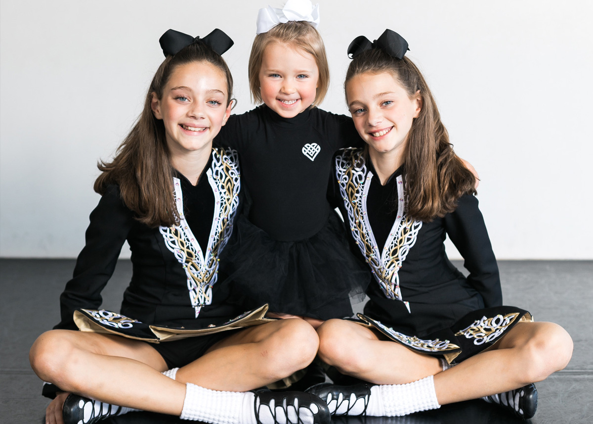 Three McNamara McCarthy dancers